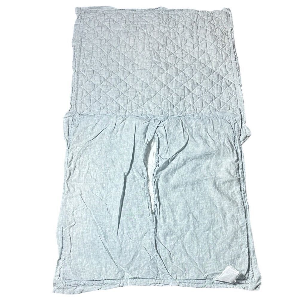 Pottery barn large quilted pillow shams